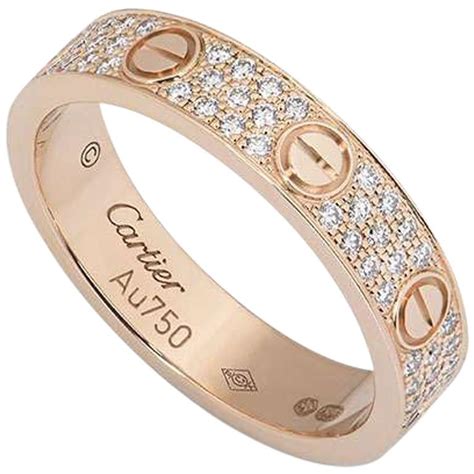 cartier.ring love|cartier love interlocking ring.